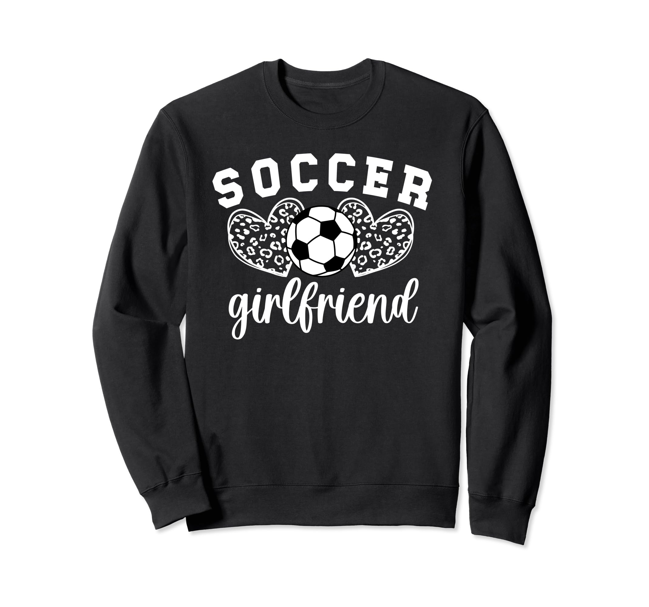 Soccer Girlfriend Hearts Soccer Sweatshirt - Minimalist Print Unisex - T-Shirt, Sweatshirt, Hoodie