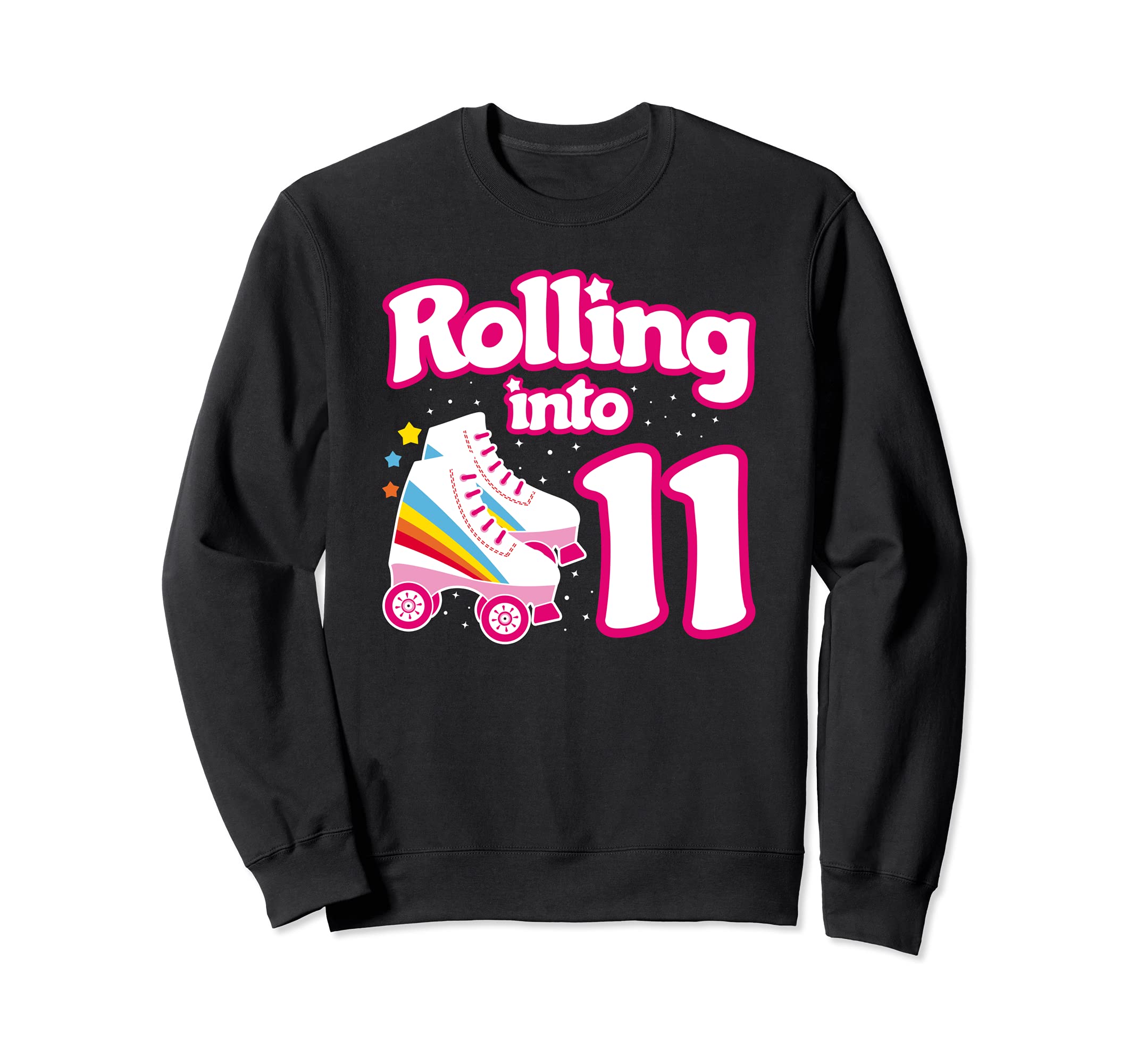 Skate Party 11Th Birthday Roller Sweatshirt - Minimalist Print Men Women - T-Shirt, Sweatshirt, Hoodie