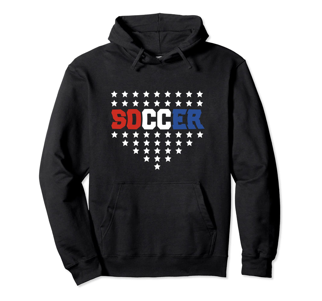 Soccer Sports Patriotic Us Usa Players Hoodie - Minimalist Print Unisex - T-Shirt, Sweatshirt, Hoodie