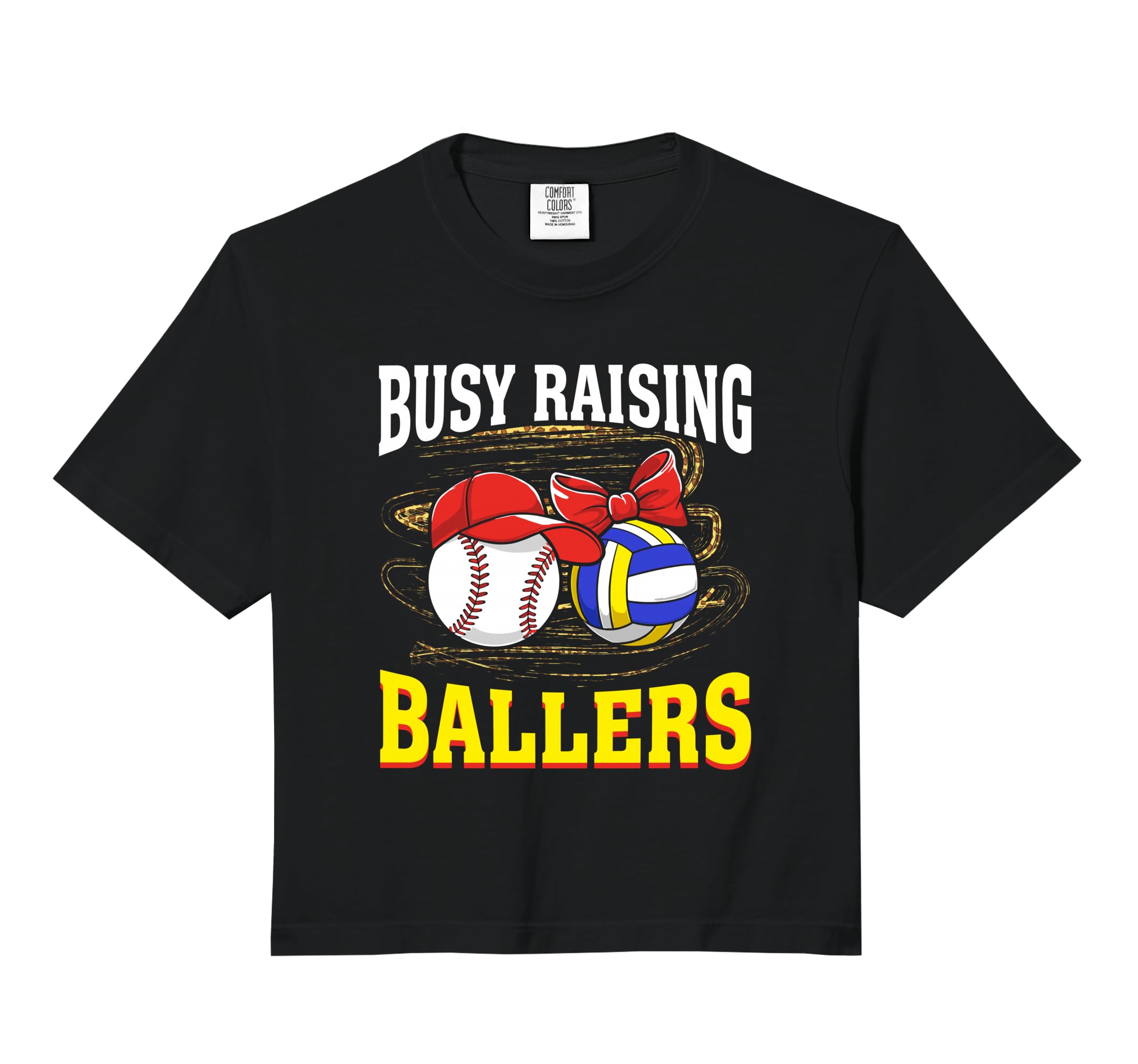 Busy Raising Ballers Baseball Sweatshirt - Fun Novelty Design for Adults - T-Shirt, Sweatshirt, Hoodie