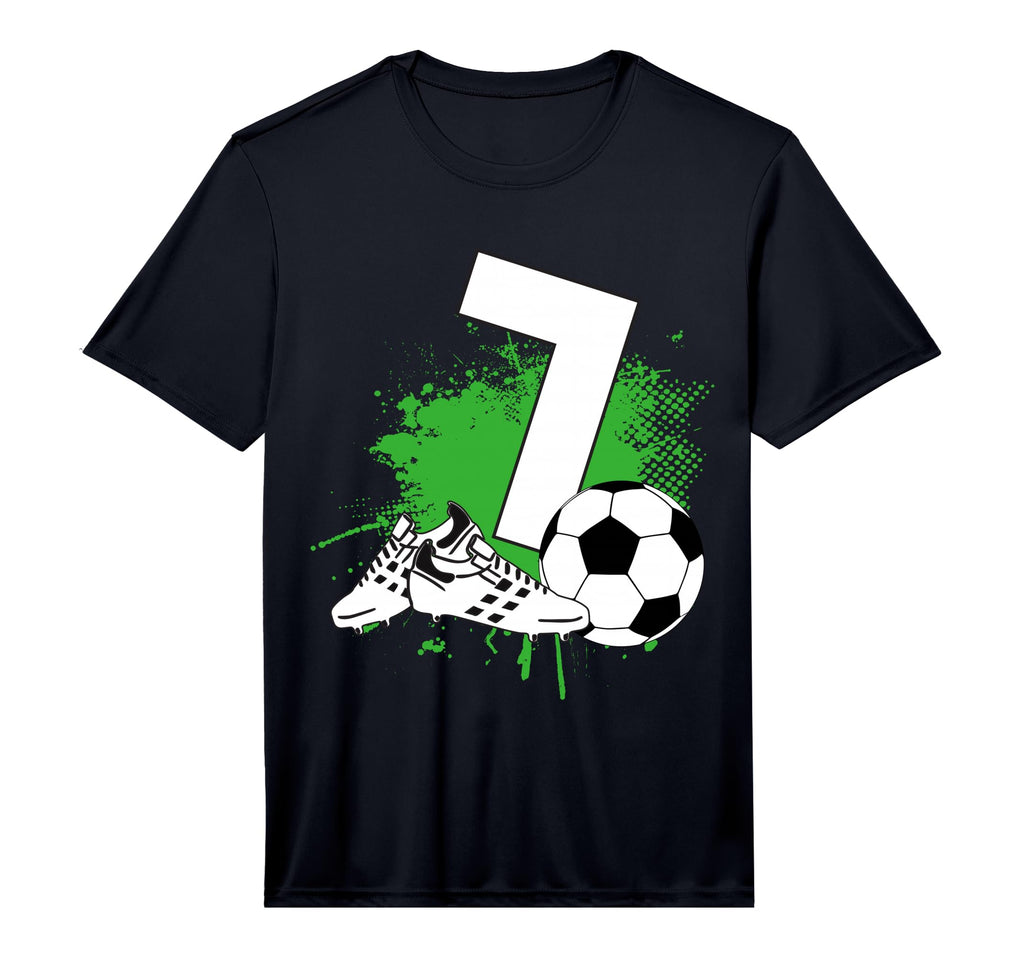 7Th Birthday 7 Years Soccer T-Shirt - Casual Everyday Wear for Adults - T-Shirt, Sweatshirt, Hoodie