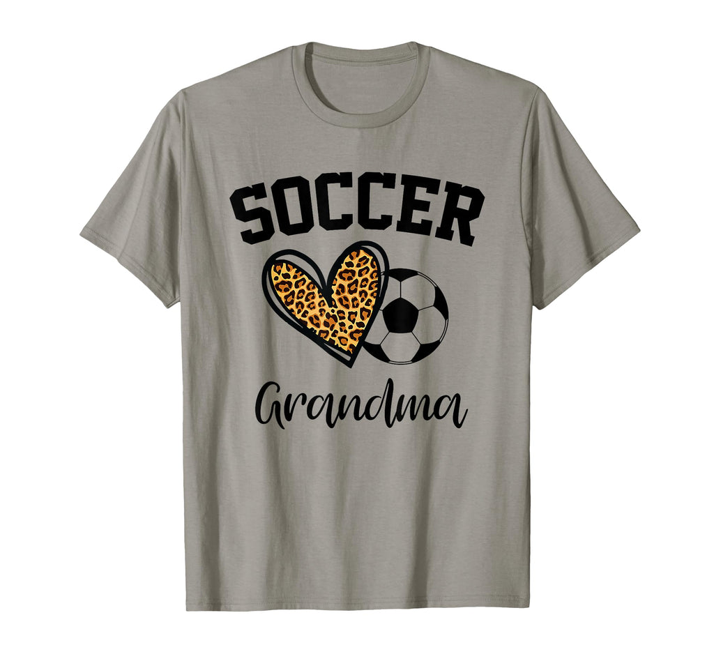 Soccer Grandma Leopard Heart Funny T-Shirt - Streetwear Style Men Women - T-Shirt, Sweatshirt, Hoodie