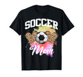 Soccer Leopard Heart Tie Dye Soccer Mom T-Shirt - Novelty Apparel Unisex - T-Shirt, Sweatshirt, Hoodie