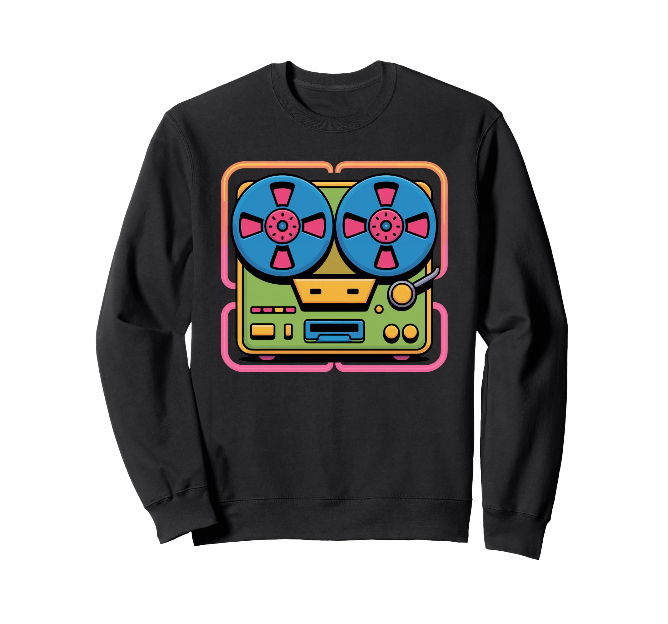 Cassette Tape Old School Hip Sweatshirt - Casual Everyday Wear for Adults - T-Shirt, Sweatshirt, Hoodie