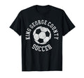 King George County Soccer Distressed T-Shirt - Unique Graphic for Adults - T-Shirt, Sweatshirt, Hoodie