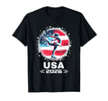 Figure Skating Usa Go Usa Usa Flag 2026 T-Shirt - Unique Graphic for Adults - T-Shirt, Sweatshirt, Hoodie