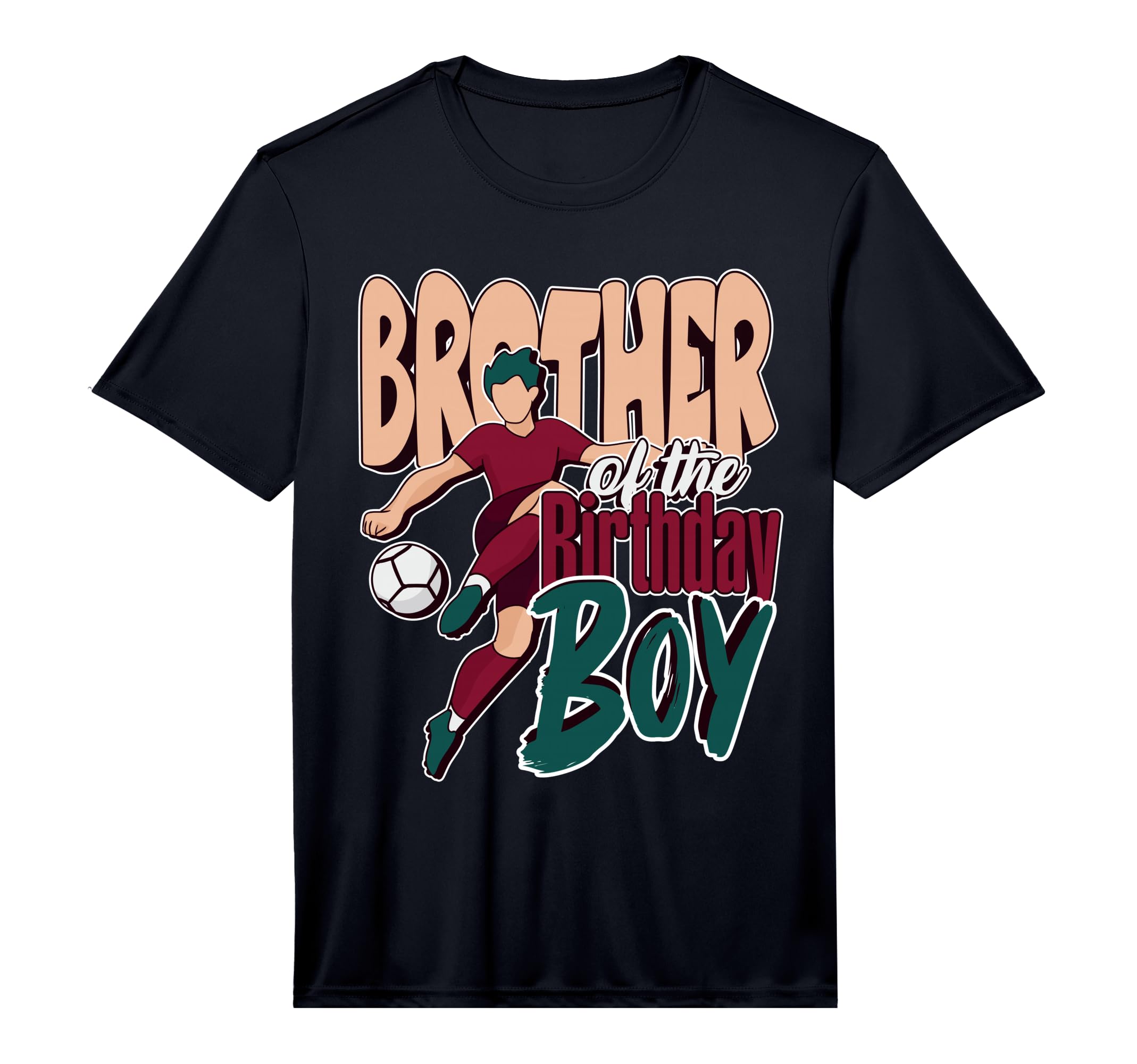 Brother Birthday Soccer Matching T-Shirt - Custom Art Print Men Women - T-Shirt, Sweatshirt, Hoodie