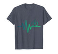 Soccer Heartbeat Line Football Love T-Shirt - Fun Novelty Design Men Women - T-Shirt, Sweatshirt, Hoodie