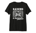 Raising Hockey Keeper Mom Ice Hockey T-Shirt - Minimalist Print for Adults - T-Shirt, Sweatshirt, Hoodie