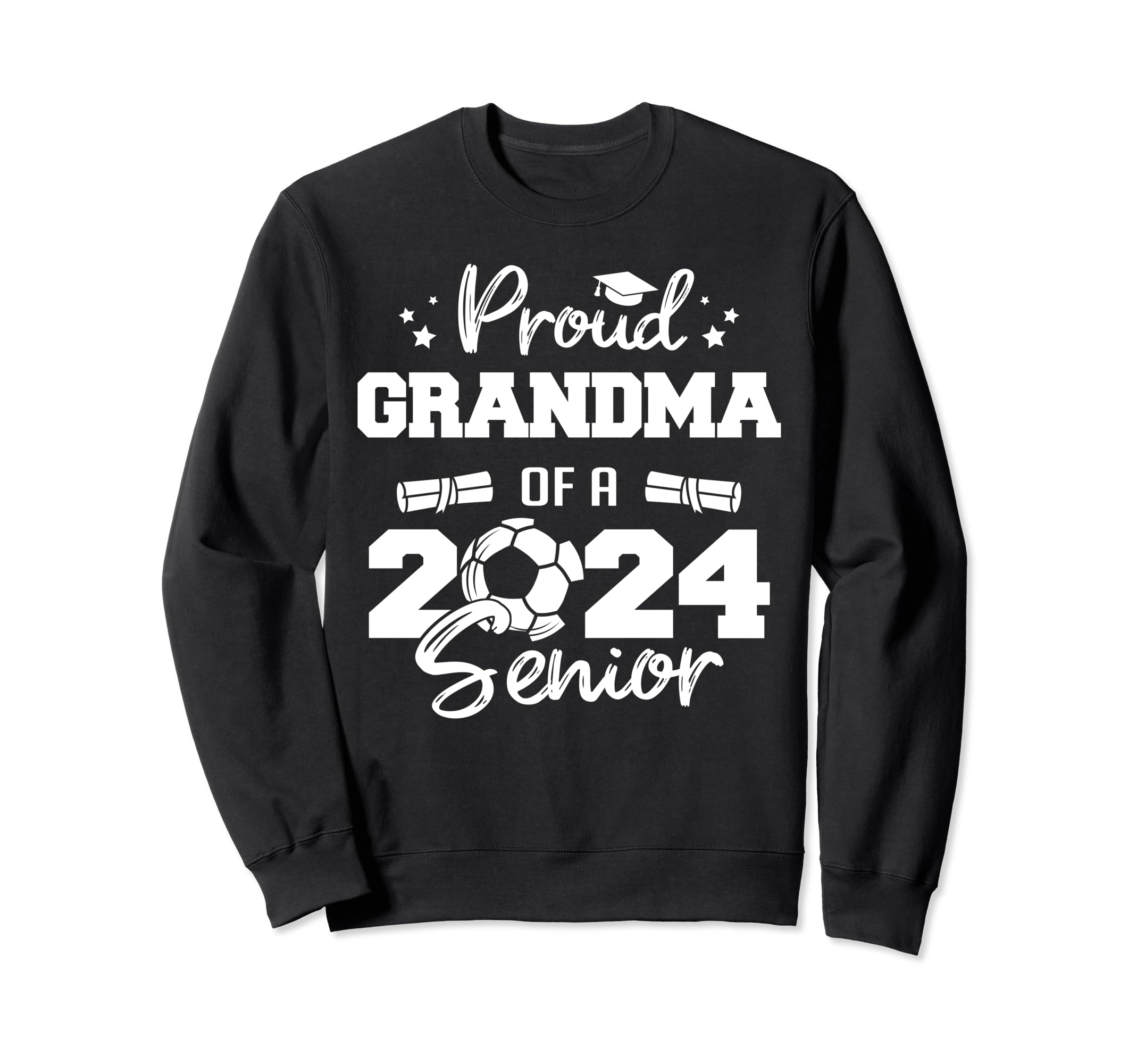 Proud Grandma 2024 Senior Funny Sweatshirt - Streetwear Style for Adults - T-Shirt, Sweatshirt, Hoodie