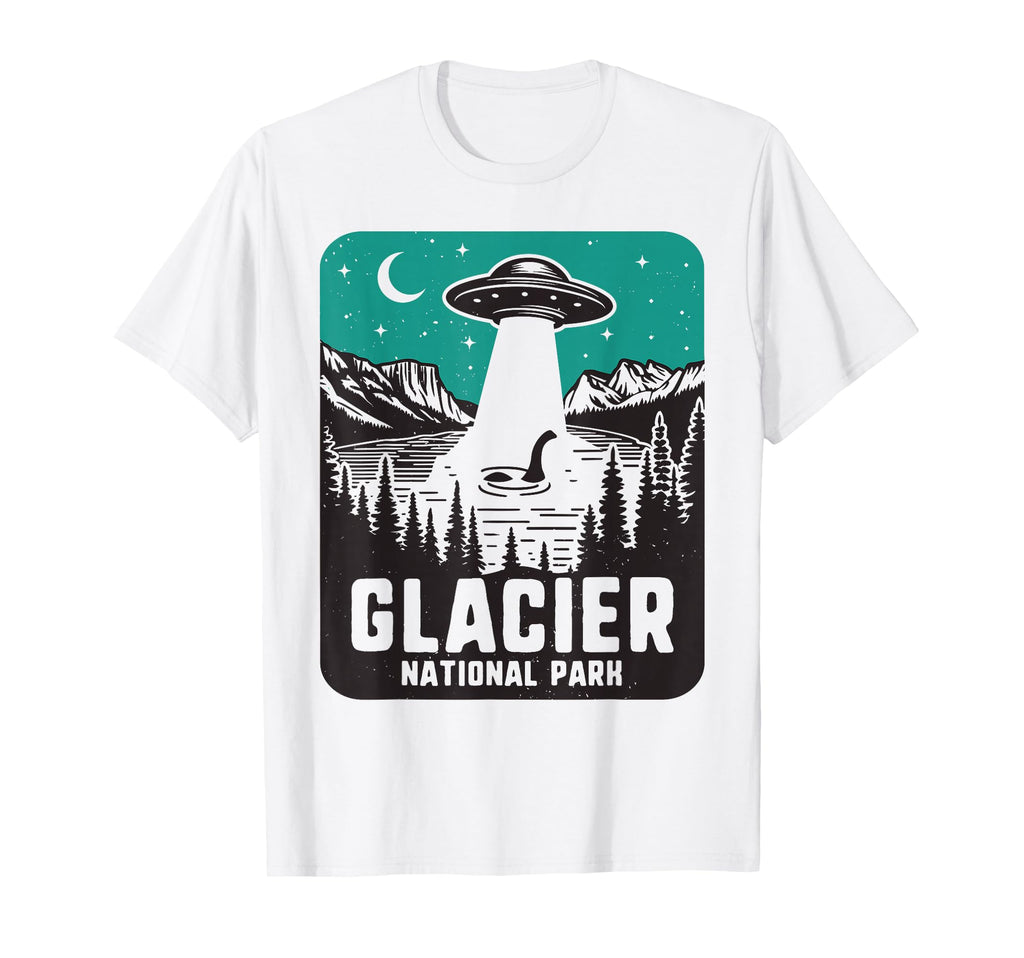 Glacier National Park Montana Ufo T-Shirt - Casual Everyday Wear Unisex - T-Shirt, Sweatshirt, Hoodie