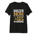 Soccer Mom Funny Soccer Player Tri T-Shirt - Fun Novelty Design for Adults - T-Shirt, Sweatshirt, Hoodie