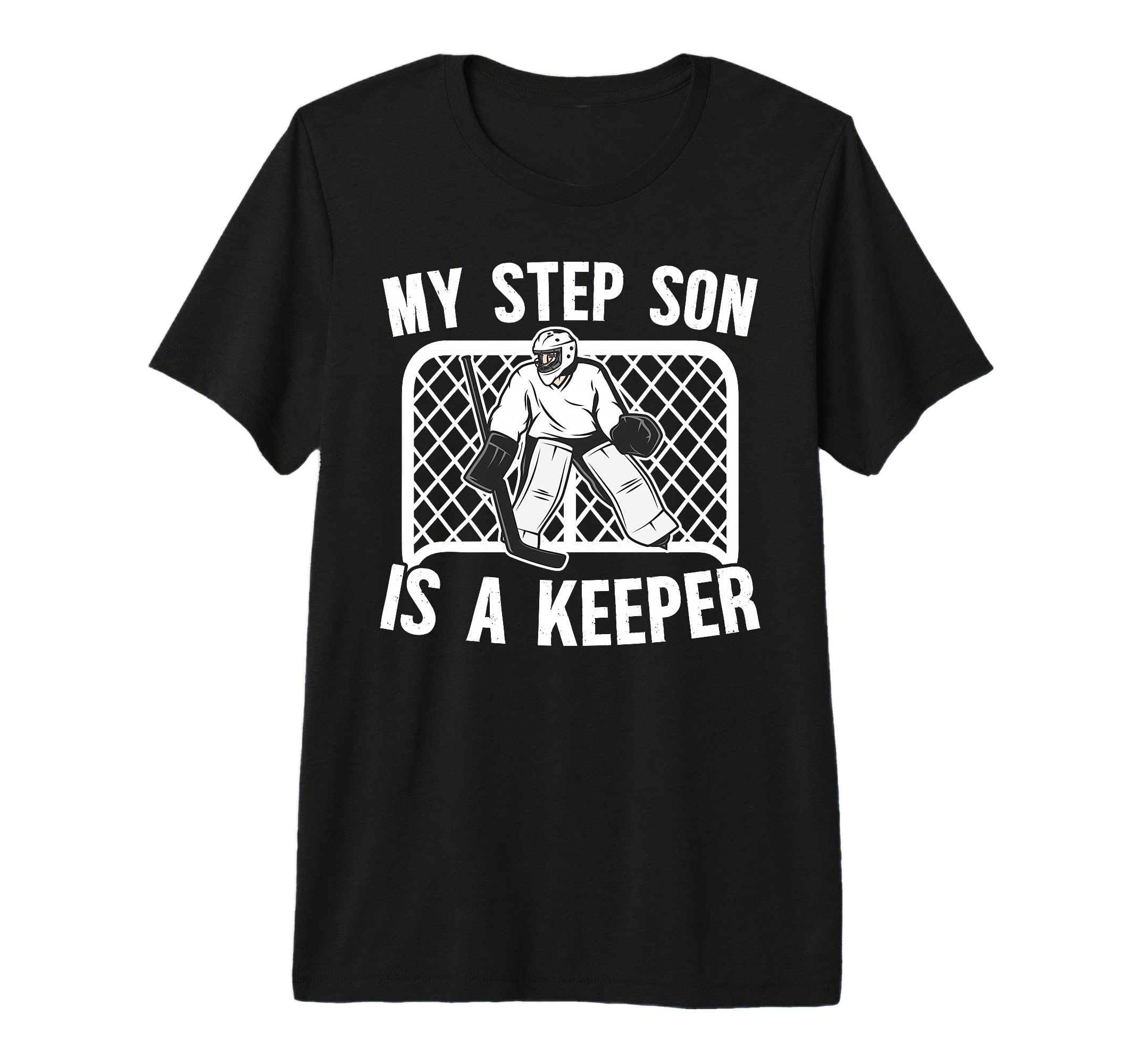 Hockey Keeper Step Mom Hockey T-Shirt - Aesthetic Graphic for Adults - T-Shirt, Sweatshirt, Hoodie