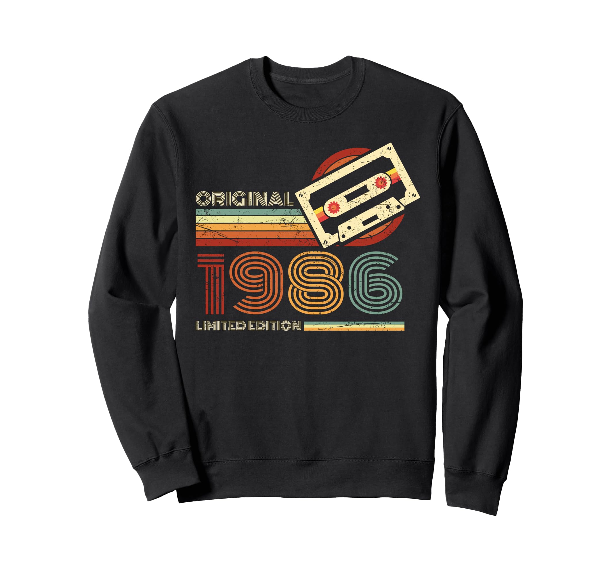 1986 Cassette Tape 40Th Birthday Sweatshirt - Minimalist Print Unisex - T-Shirt, Sweatshirt, Hoodie