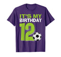 Its My 12Th Birthday Soccer T-Shirt - Casual Everyday Wear Men Women - T-Shirt, Sweatshirt, Hoodie