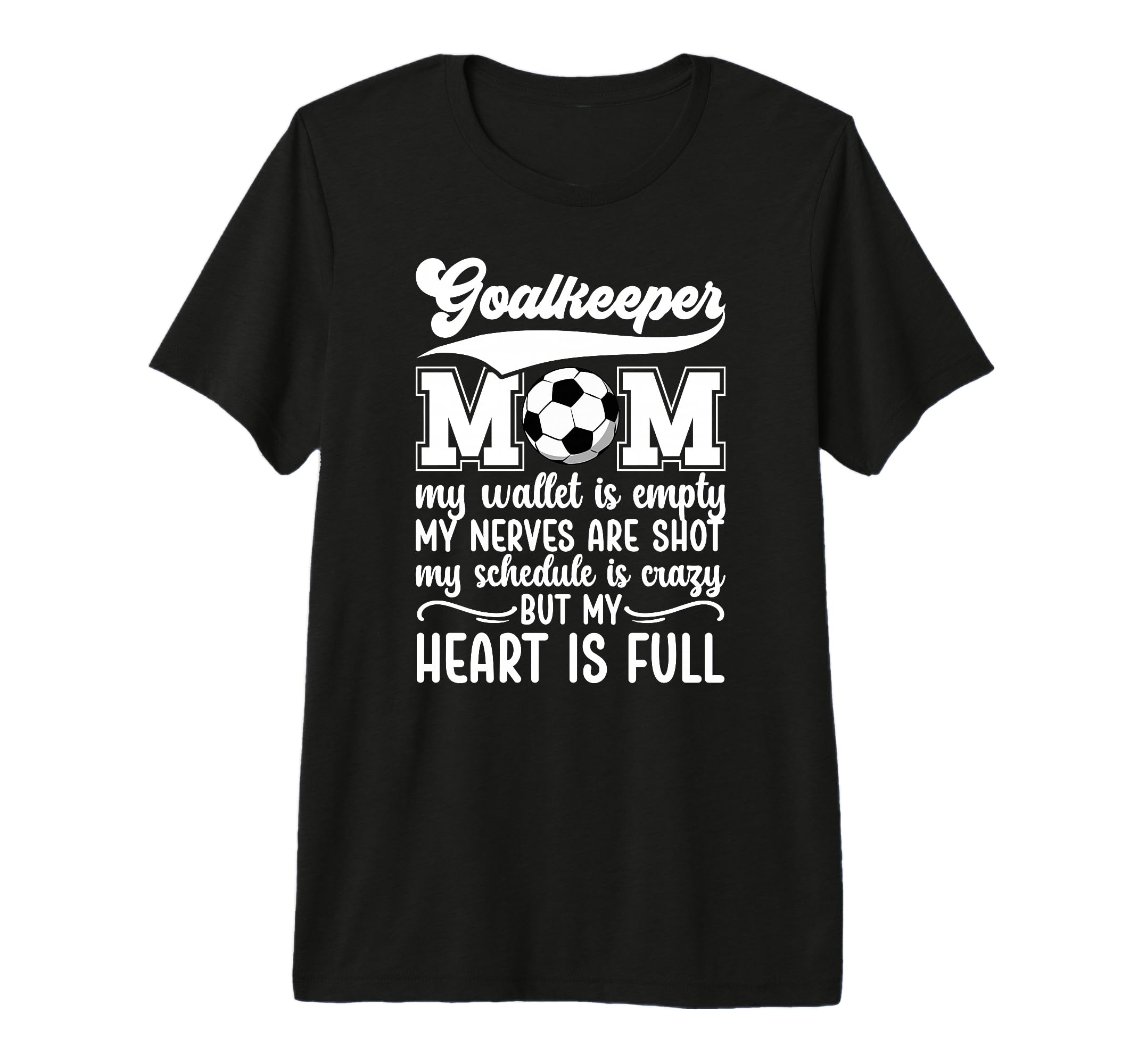 Proud Soccer Goalkeeper Mom Soccer T-Shirt - Custom Art Print Unisex - T-Shirt, Sweatshirt, Hoodie