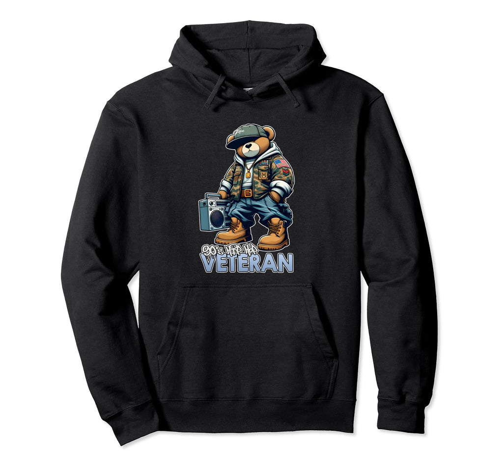 90S Hip Hop Veteran Dope Gift Old Hoodie - Aesthetic Graphic for Adults - T-Shirt, Sweatshirt, Hoodie