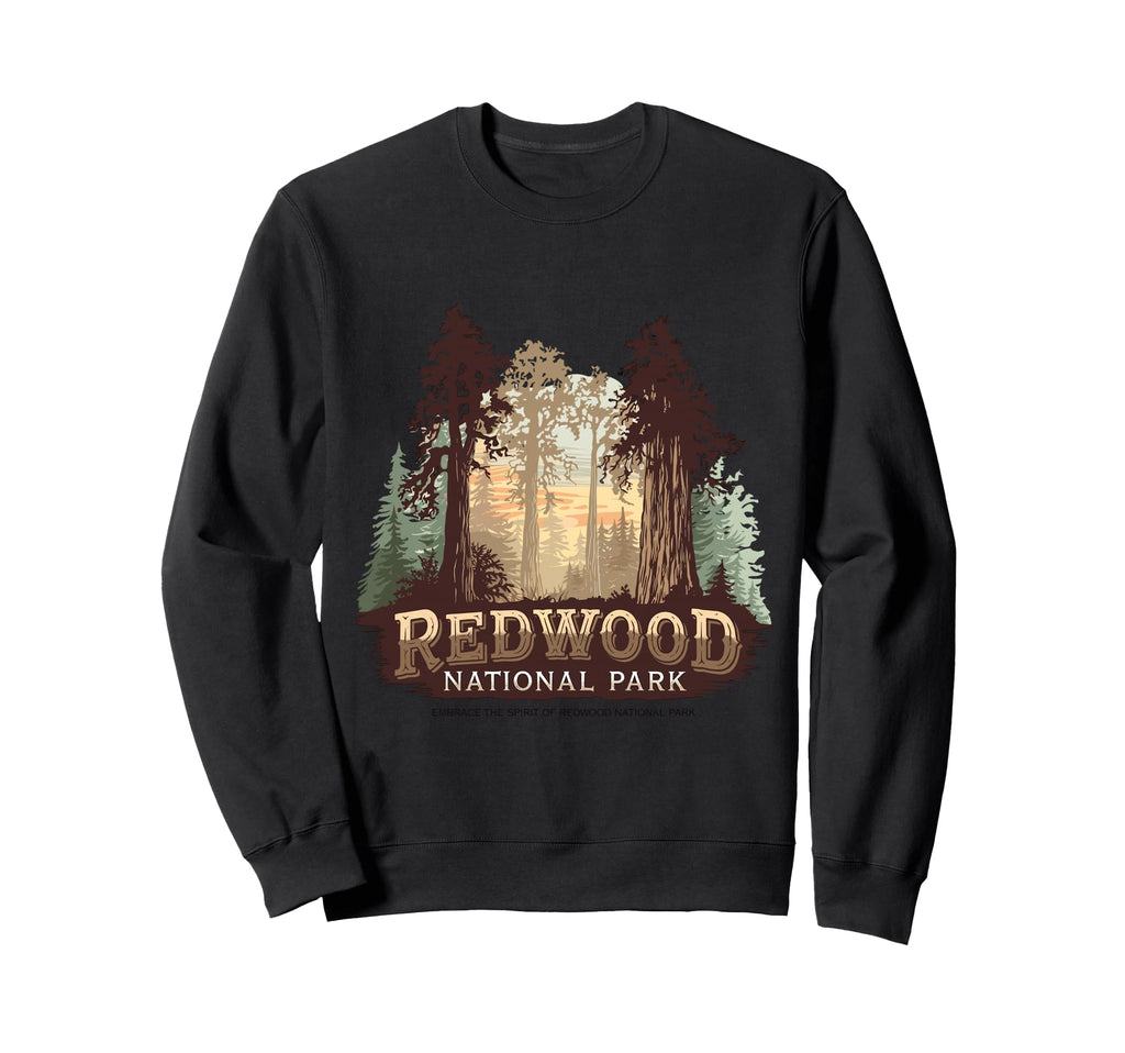 Redwood National Park Throwback Sweatshirt - Streetwear Style Men Women - T-Shirt, Sweatshirt, Hoodie