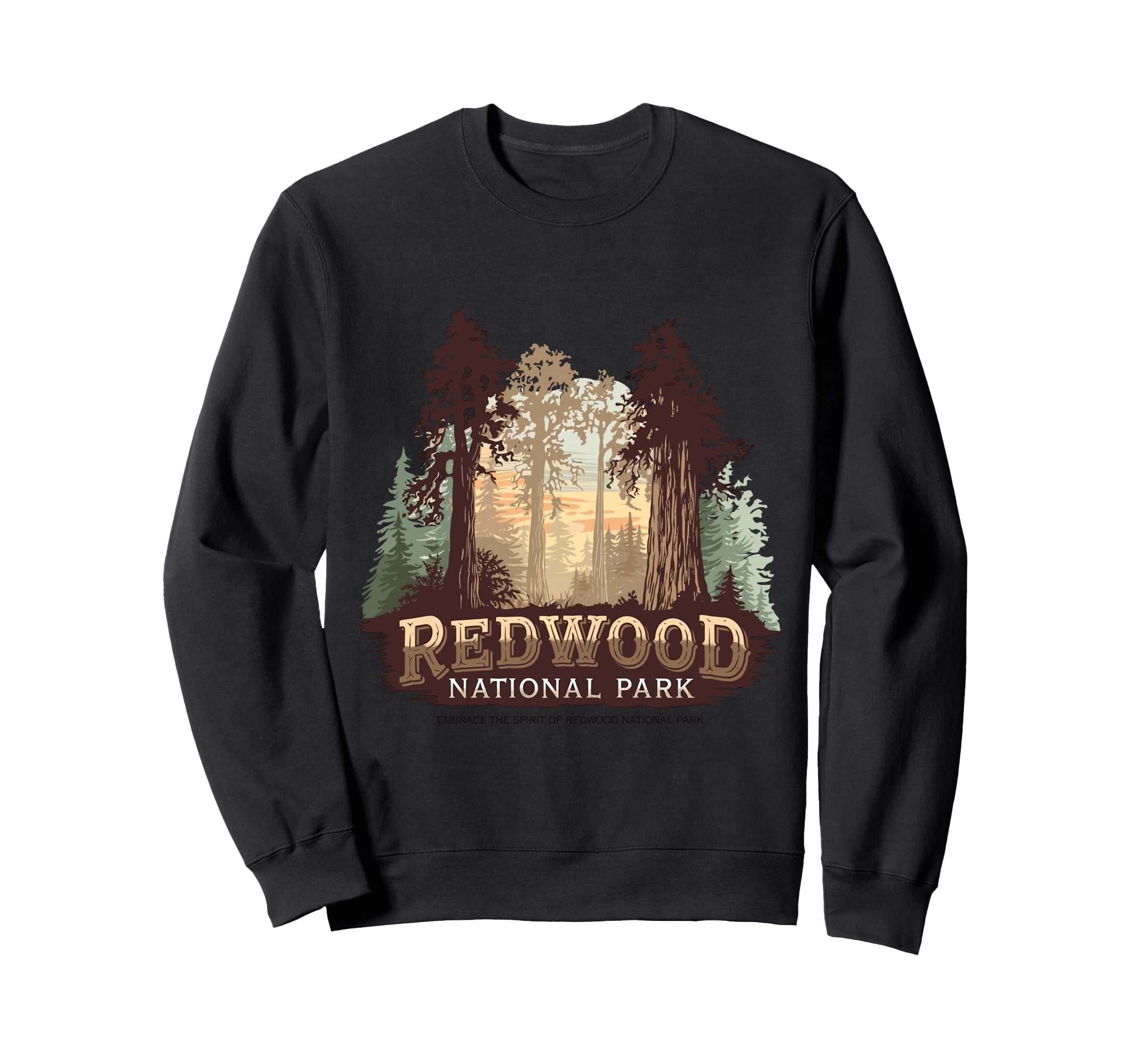 Redwood National Park Throwback Sweatshirt - Streetwear Style Men Women - T-Shirt, Sweatshirt, Hoodie