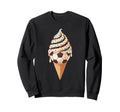 Ice Cream Soccer Ball Drip Game Sweatshirt - Aesthetic Graphic Unisex - T-Shirt, Sweatshirt, Hoodie