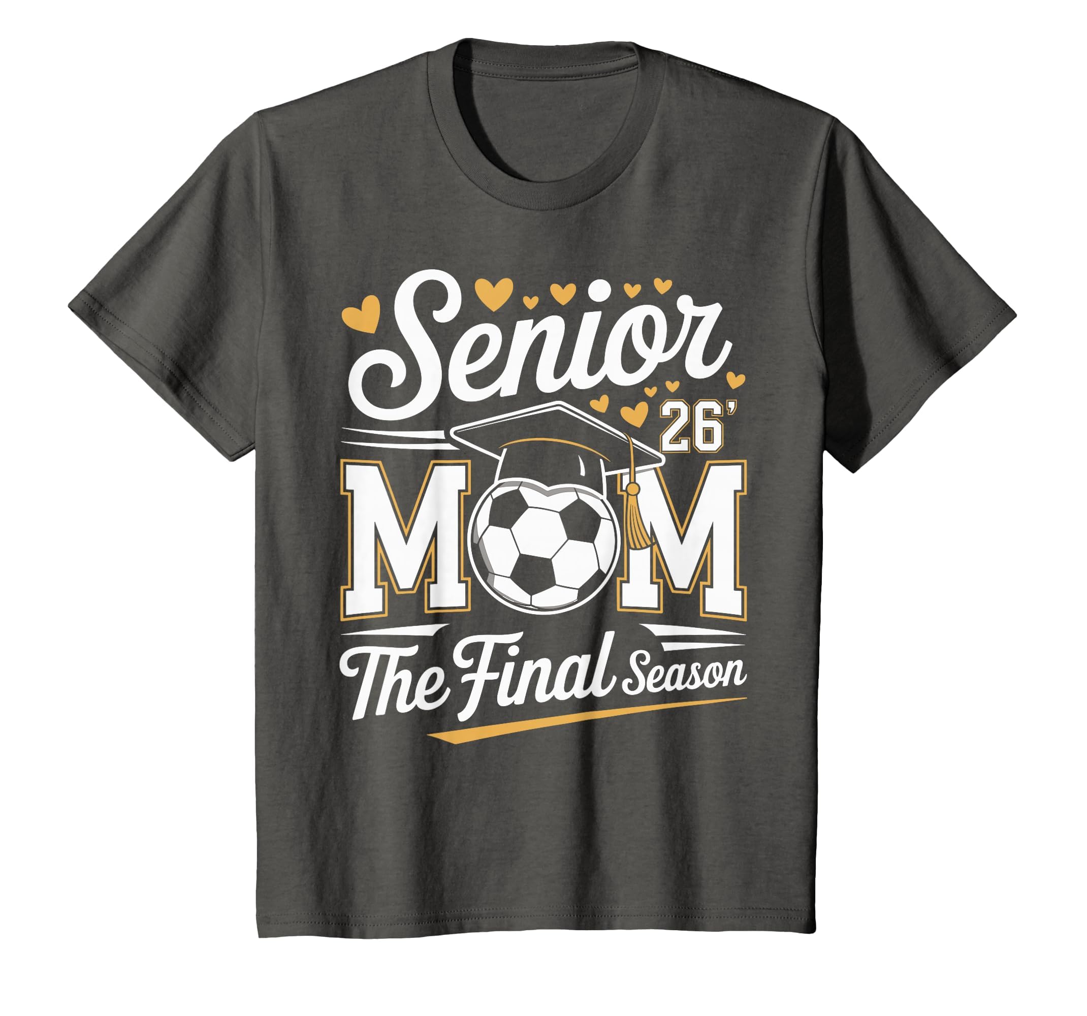 Senior Soccer Mom Class 2026 T-Shirt - Fun Novelty Design for Adults - T-Shirt, Sweatshirt, Hoodie