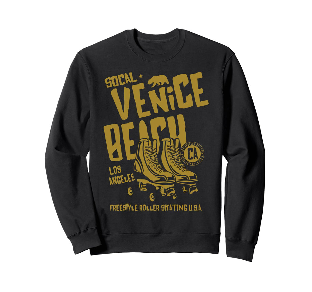 Venice Beach California Roller Skate Sweatshirt - Trendy Graphic Men Women - T-Shirt, Sweatshirt, Hoodie