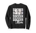 Soccer Mom Coquette Bow Soccer Lovers Sweatshirt - Graphic Print Unisex - T-Shirt, Sweatshirt, Hoodie