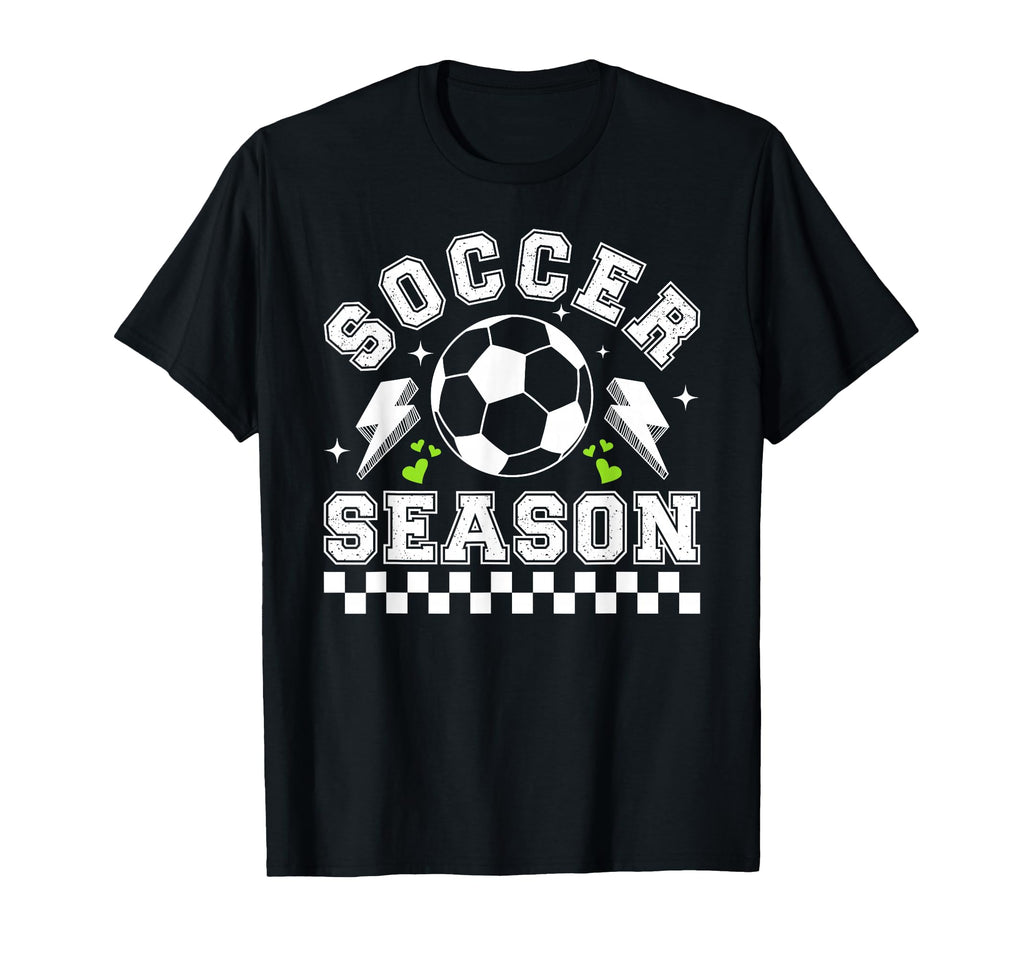 Soccer Season Soccer Game Day Soccer T-Shirt - Custom Art Print for Adults - T-Shirt, Sweatshirt, Hoodie