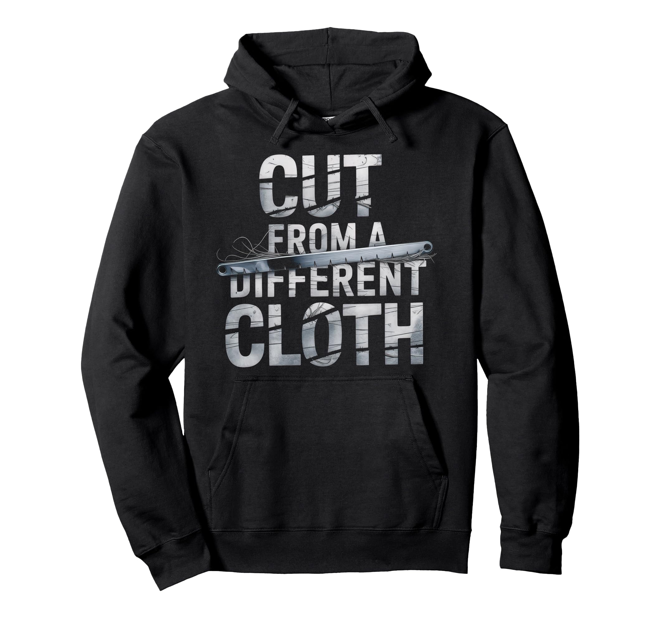 Cut From Different Cloth Urban Hip Hop Hoodie - Trendy Graphic Men Women - T-Shirt, Sweatshirt, Hoodie