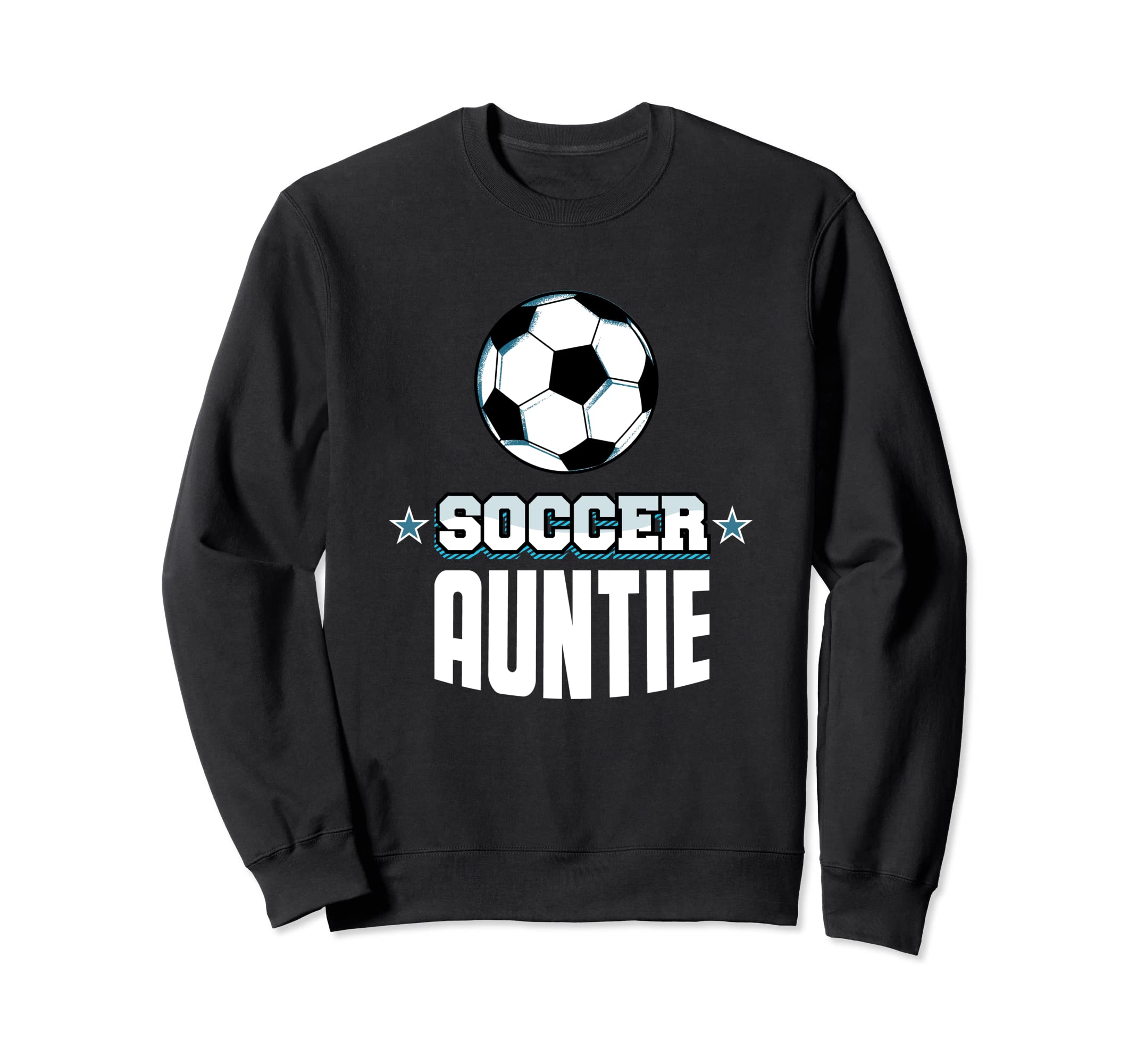 Soccer Auntie Sports Aunt Games Sweatshirt - Aesthetic Graphic Unisex - T-Shirt, Sweatshirt, Hoodie