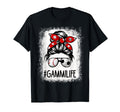 Bleached Gammi Life Soccer Messy Bun T-Shirt - Novelty Apparel Men Women - T-Shirt, Sweatshirt, Hoodie