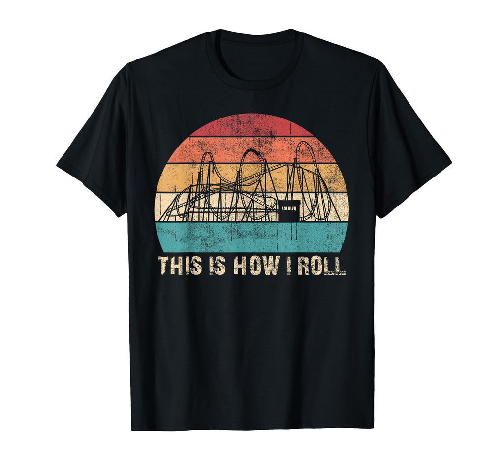 Roller Coaster Amusement Park T-Shirt - Casual Everyday Wear for Adults - T-Shirt, Sweatshirt, Hoodie