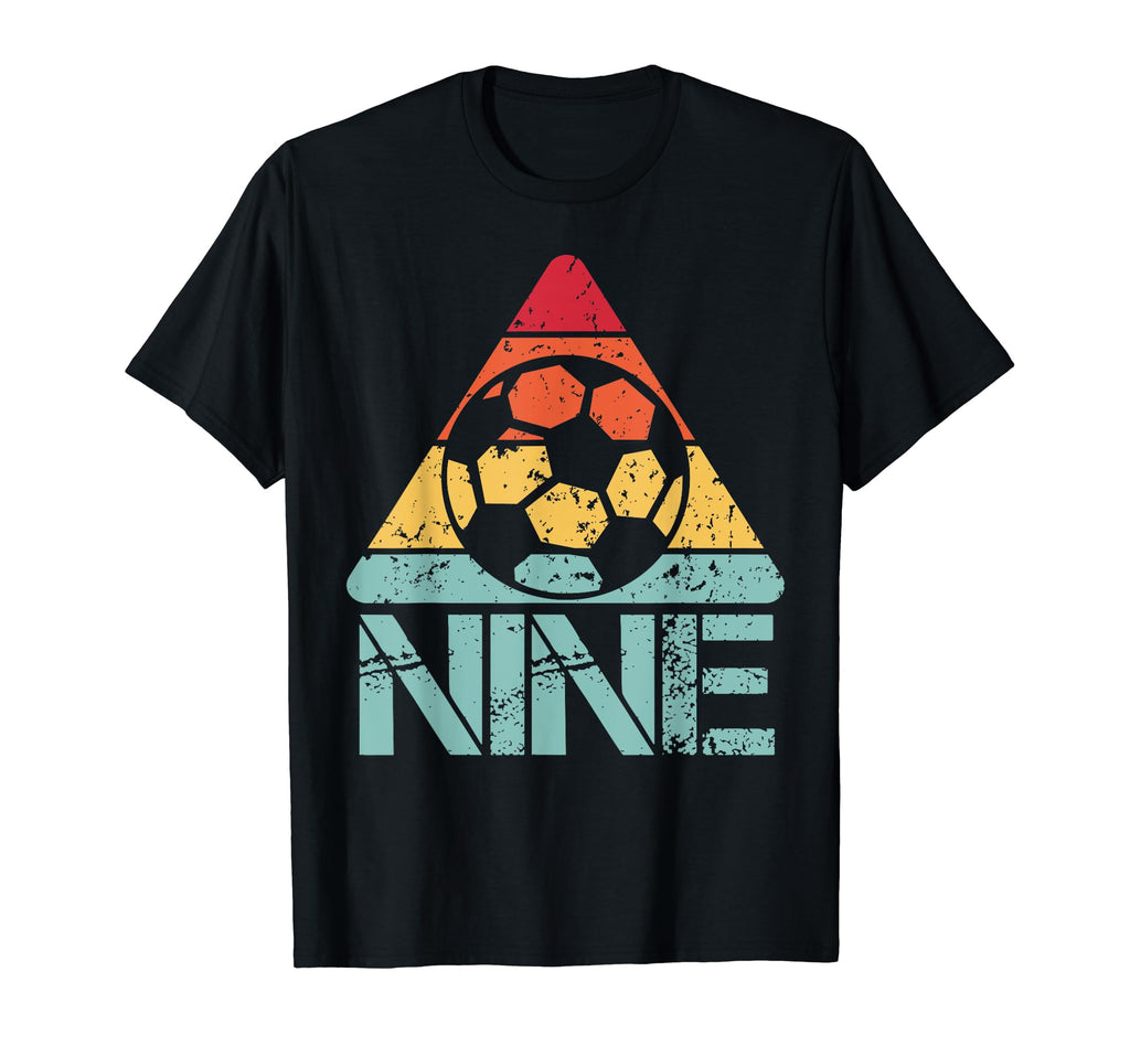 Nine Birthday Soccer 9Th 9 Year Old T-Shirt - Casual Everyday Wear Unisex - T-Shirt, Sweatshirt, Hoodie