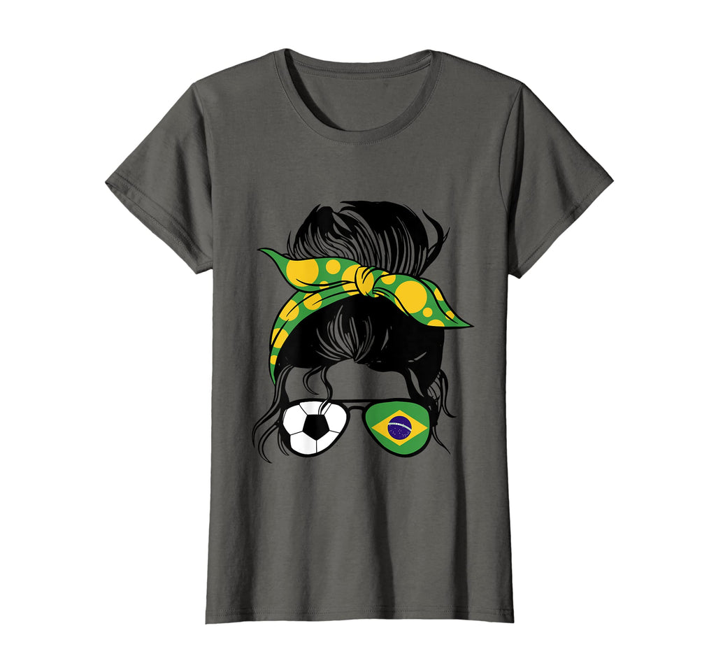 Brazilian Soccer Mom Mothers Day T-Shirt - Novelty Apparel Men Women - T-Shirt, Sweatshirt, Hoodie