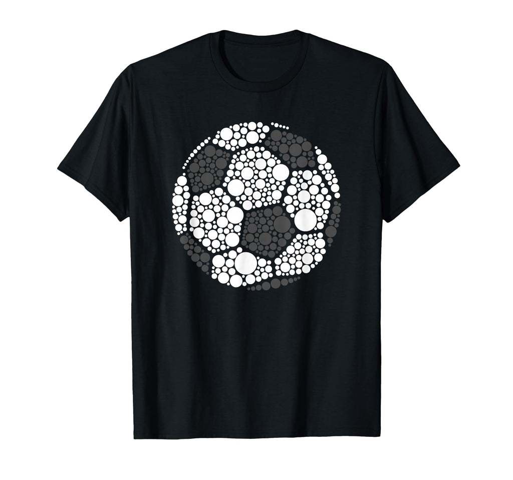 Polka Dot Football Soccer Lover T-Shirt - Custom Art Print for Adults - T-Shirt, Sweatshirt, Hoodie