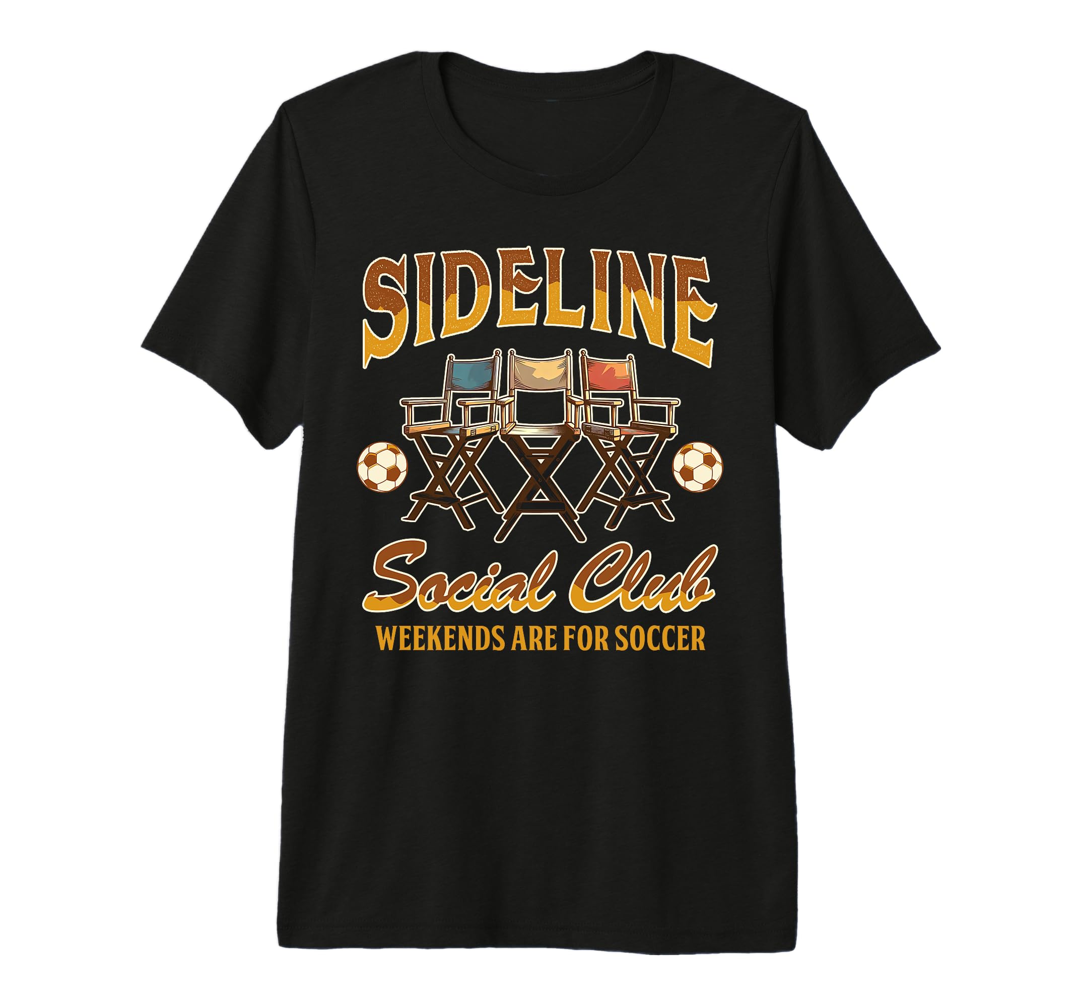Soccer Mom Sideline Social Club Weekends T-Shirt - Graphic Print Unisex - T-Shirt, Sweatshirt, Hoodie