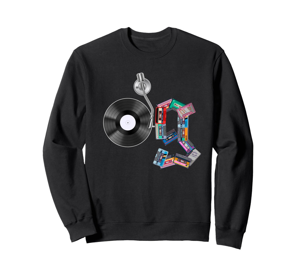 Old School Og Hip Hop Head Vinyl Sweatshirt - Streetwear Style for Adults - T-Shirt, Sweatshirt, Hoodie