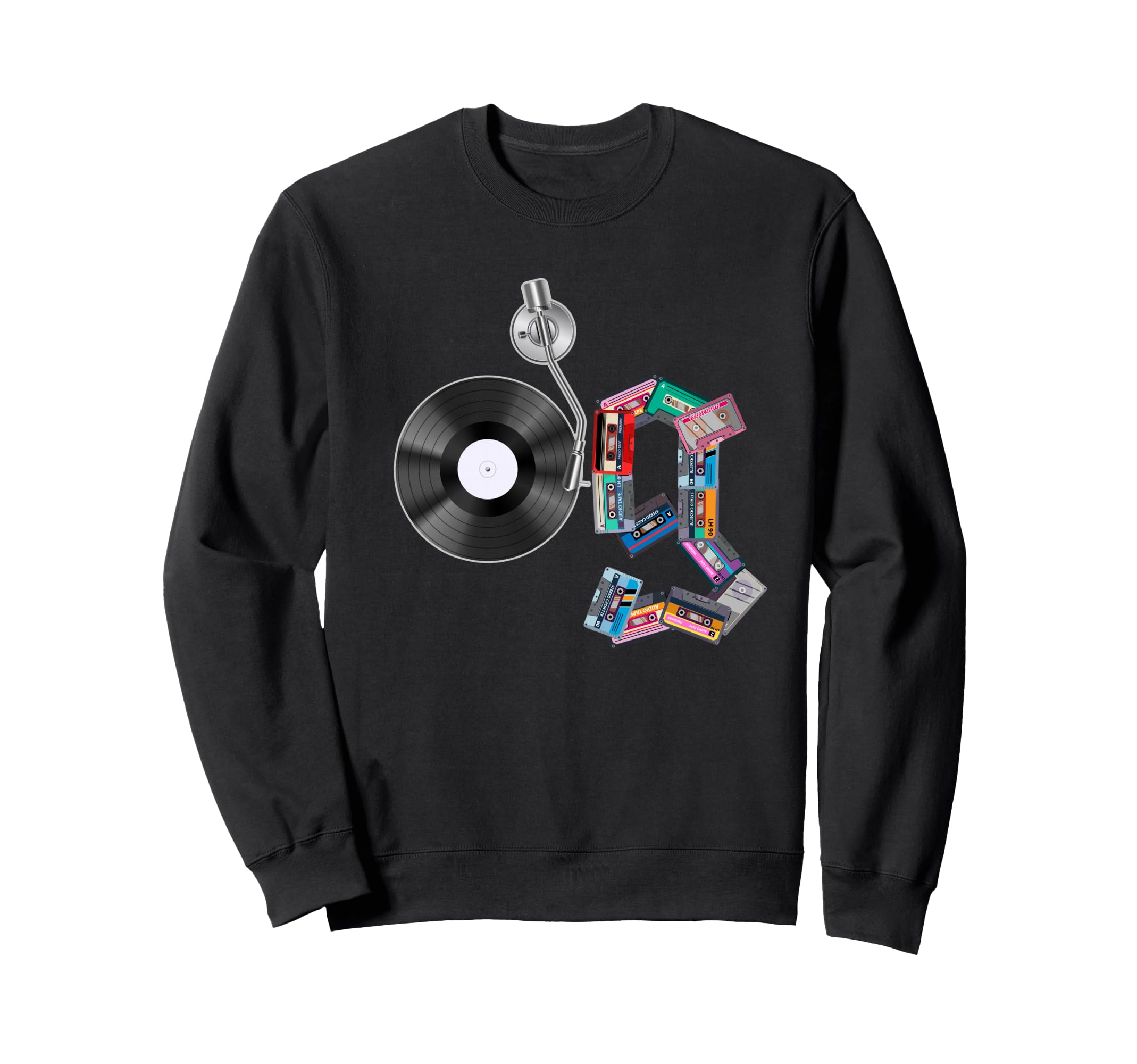 Old School Og Hip Hop Head Vinyl Sweatshirt - Streetwear Style for Adults - T-Shirt, Sweatshirt, Hoodie
