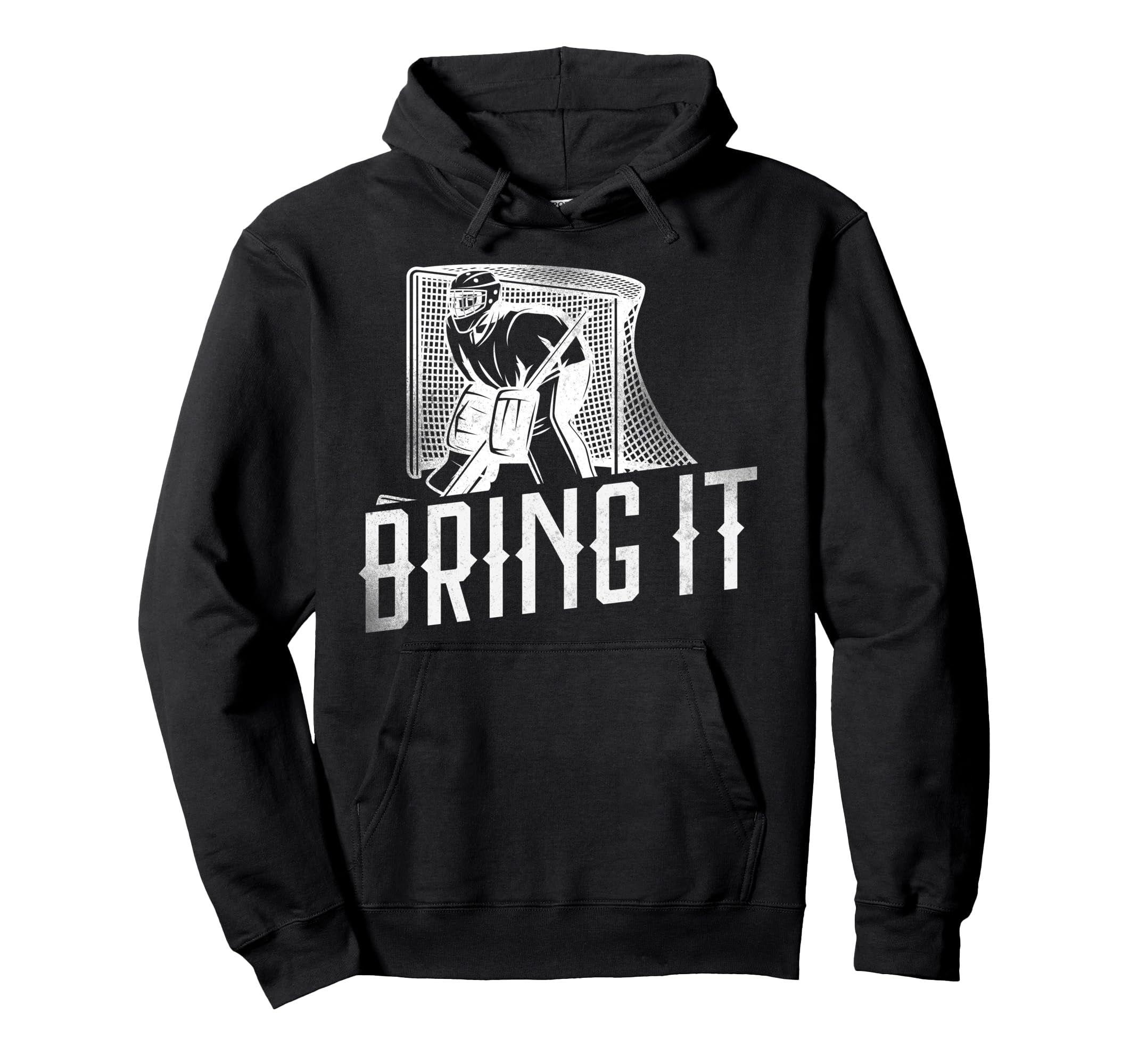 Ice Hockey Goalie Goalkeeper Hoodie - Streetwear Style for Adults - T-Shirt, Sweatshirt, Hoodie