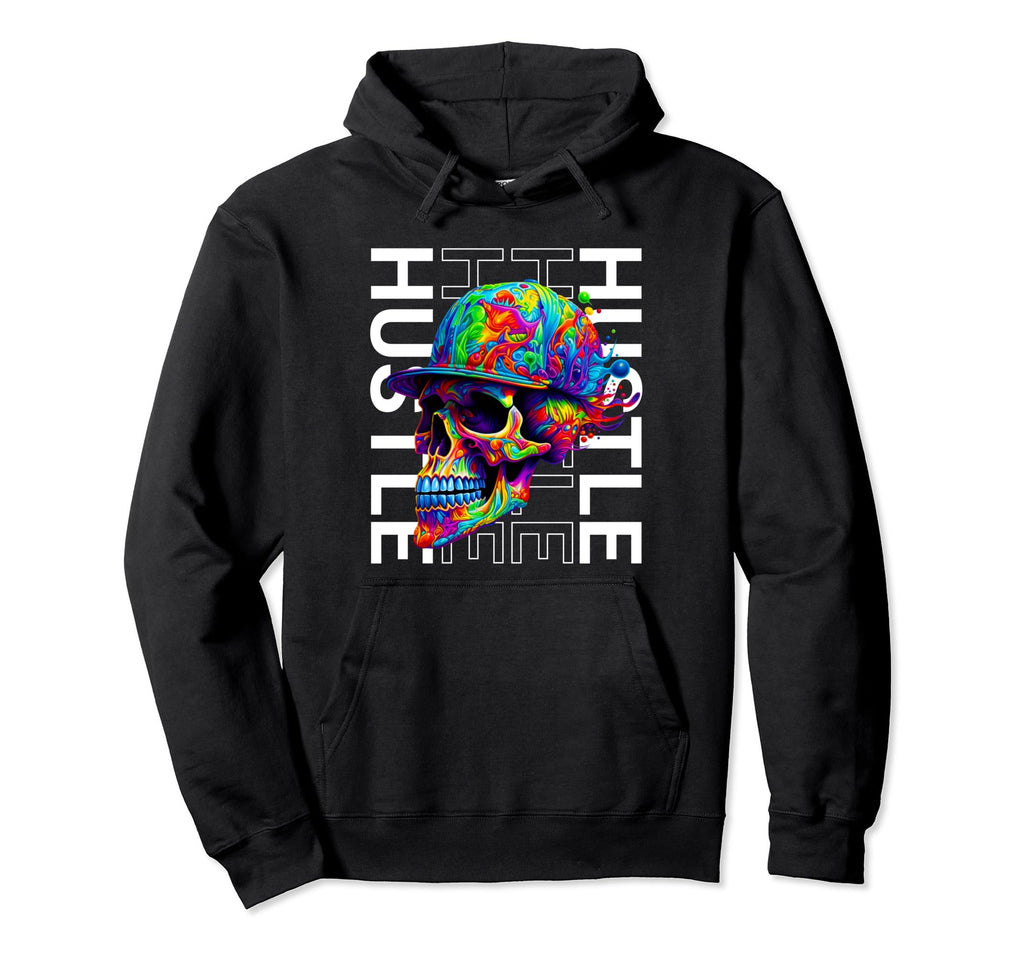 Graffiti Hip Hop Old School Hoodie - Fun Novelty Design for Adults - T-Shirt, Sweatshirt, Hoodie