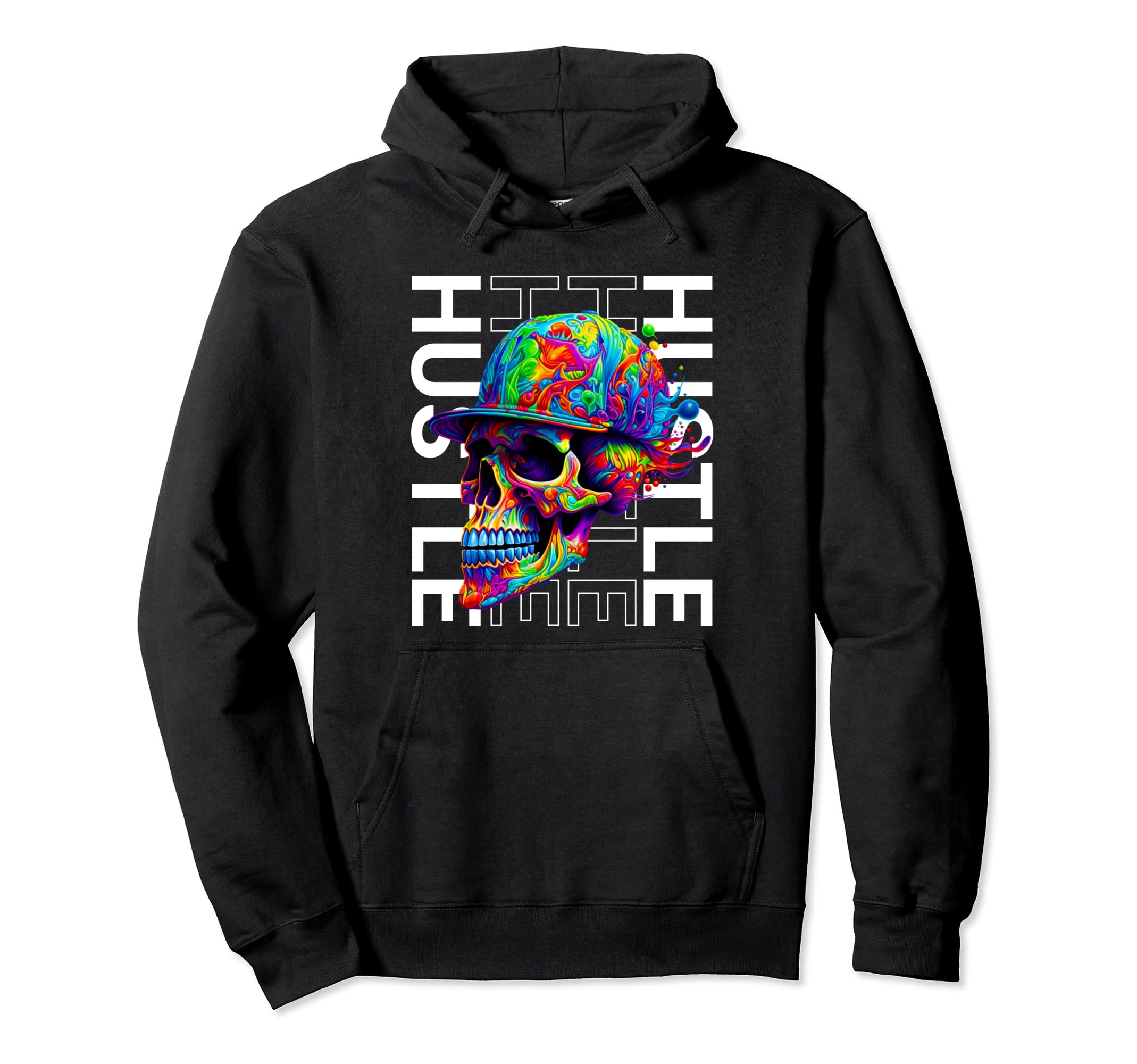Graffiti Hip Hop Old School Hoodie - Fun Novelty Design for Adults - T-Shirt, Sweatshirt, Hoodie