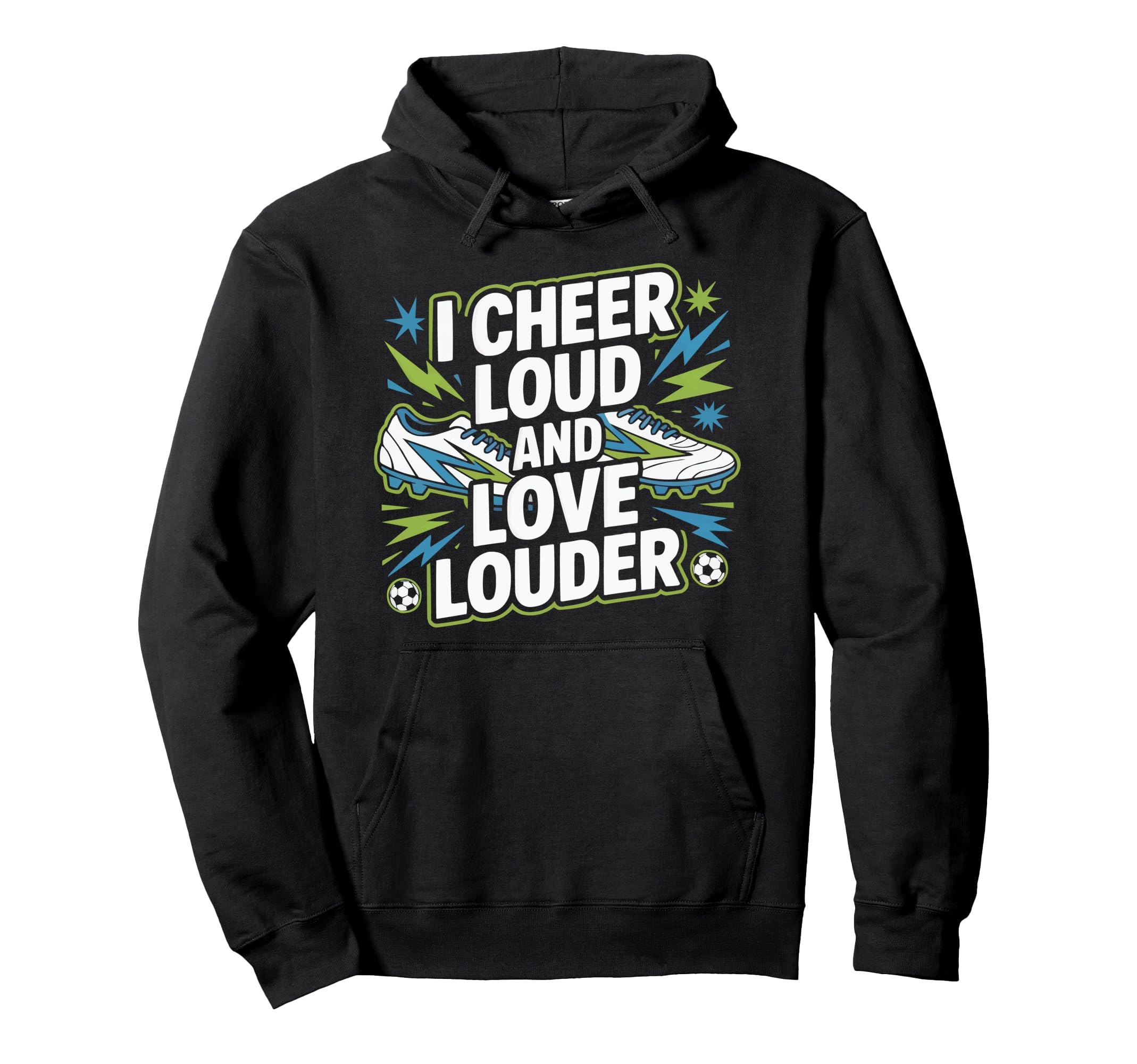 Soccer Player Soccer Dad Kick Sport Hoodie - Aesthetic Graphic for Adults - T-Shirt, Sweatshirt, Hoodie