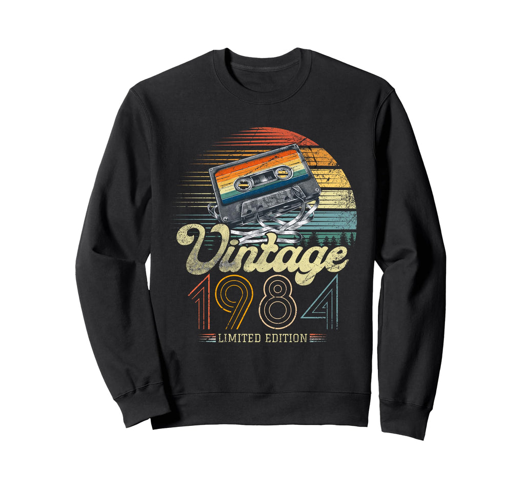 1984 Cassette Tape Sweatshirt - Fun Novelty Design Unisex - T-Shirt, Sweatshirt, Hoodie