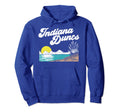 Indiana Dunes National Park 80S Hoodie - Minimalist Print for Adults - T-Shirt, Sweatshirt, Hoodie