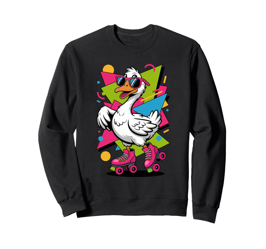Silly Goose Roller Skates Skating Sweatshirt - Streetwear Style Men Women - T-Shirt, Sweatshirt, Hoodie