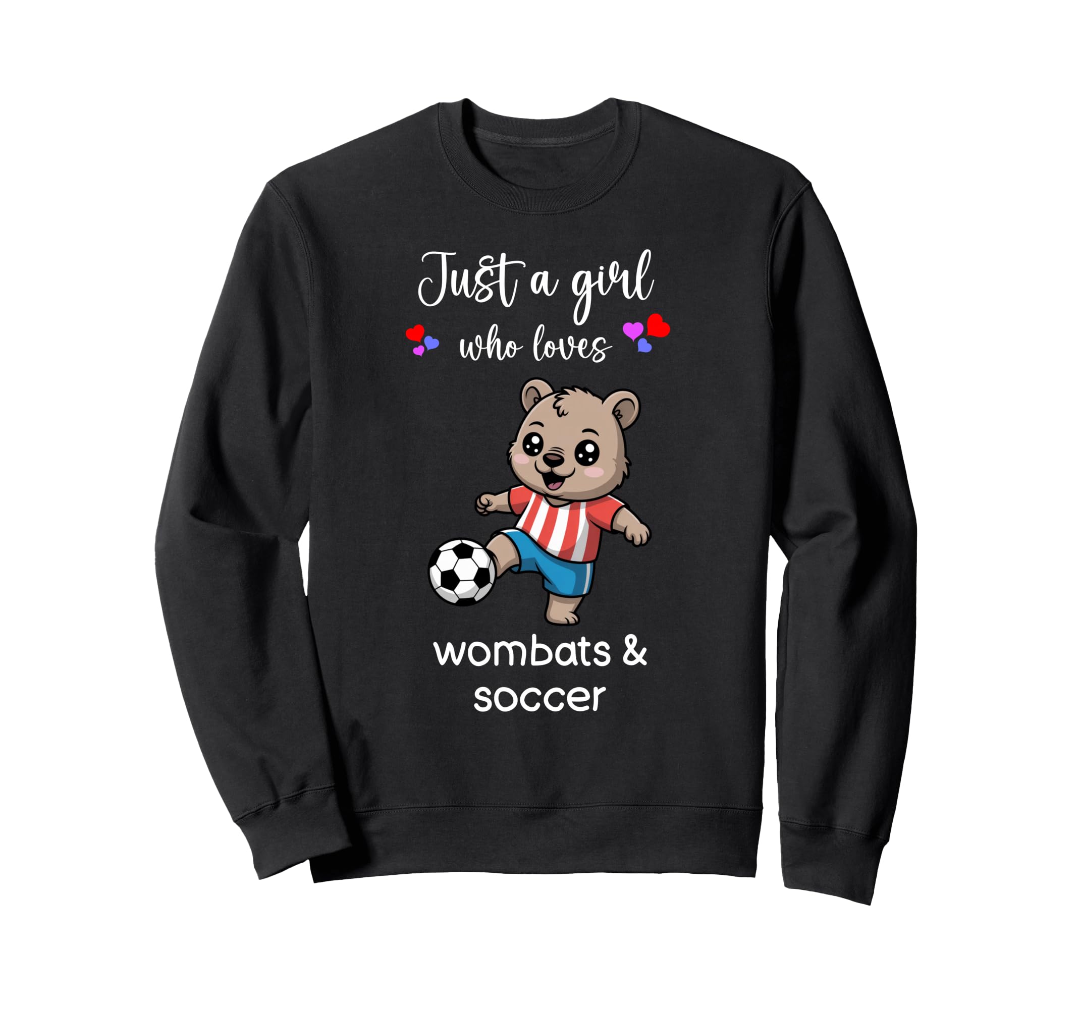 Wombat Soccer Wombat Soccer Sweatshirt - Novelty Apparel for Adults - T-Shirt, Sweatshirt, Hoodie