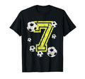 7Th Birthday Number 7 Soccer Fan Or T-Shirt - Casual Everyday Wear Unisex - T-Shirt, Sweatshirt, Hoodie
