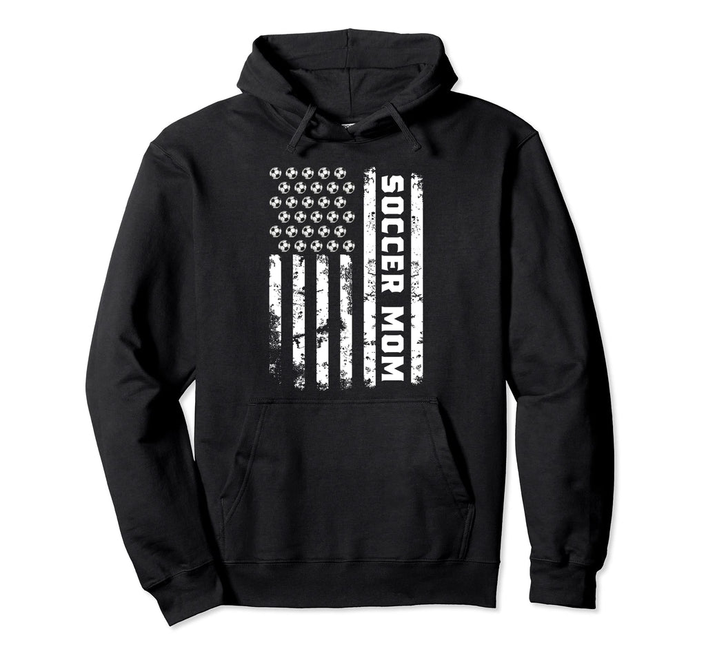 Soccer Mom Game Day Soccer Lovers Usa Hoodie - Minimalist Print for Adults - T-Shirt, Sweatshirt, Hoodie