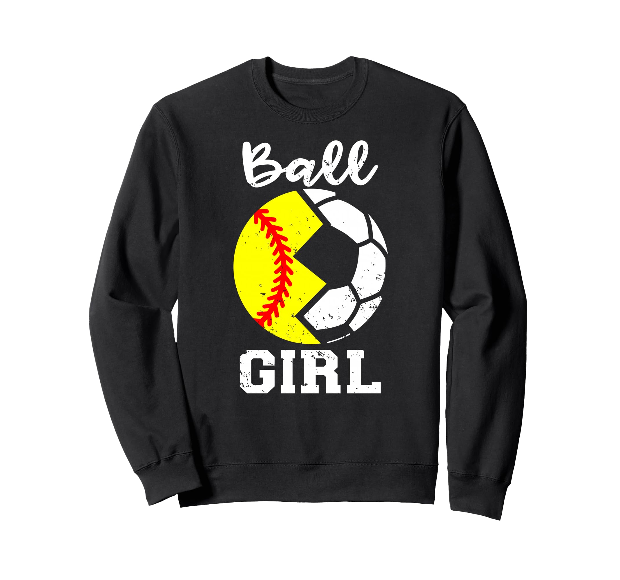 Ball Funny Softball Soccer Gameday Sweatshirt - Custom Art Print Unisex - T-Shirt, Sweatshirt, Hoodie