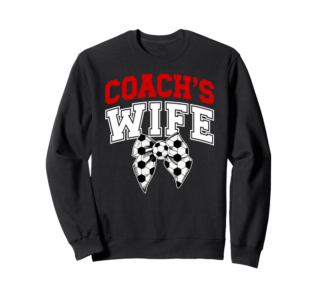 Soccer Coachs Wife Coquette Wife Sweatshirt - Aesthetic Graphic Men Women - T-Shirt, Sweatshirt, Hoodie